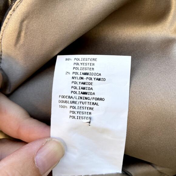 Armani Collezioni Quilted Alligator Print Cropped Jacket 12 - Picture 6 of 8